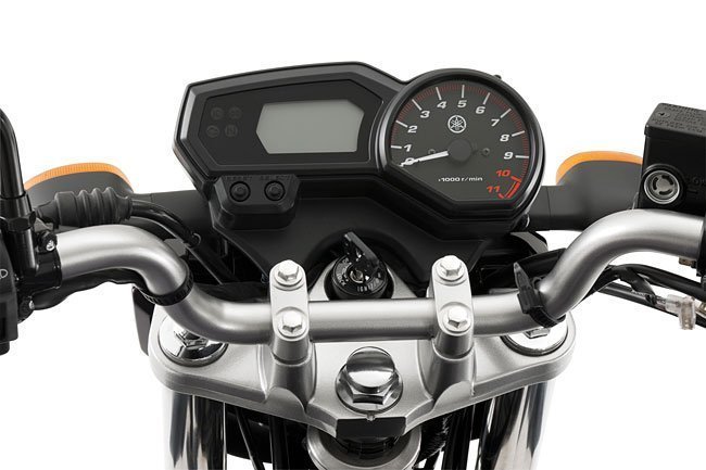 Painel da nova Yamaha Fazer YS250 2012 Equipamentos do painel da Yamaha Fazer YS250 2012