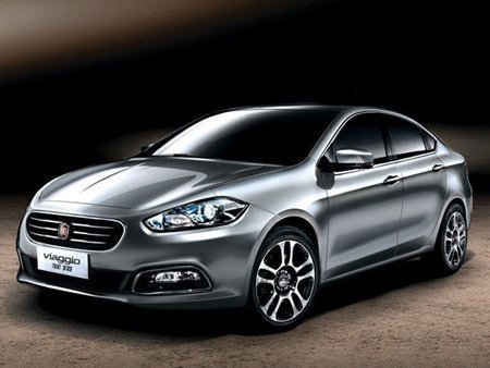 Lateral frontal do Fiat Viaggio Fiat Viaggio (lateral frontal)
