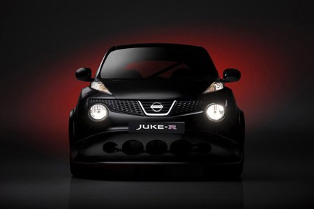 Frente do Nissan Juke-R Frente do Juke-R da Nissan