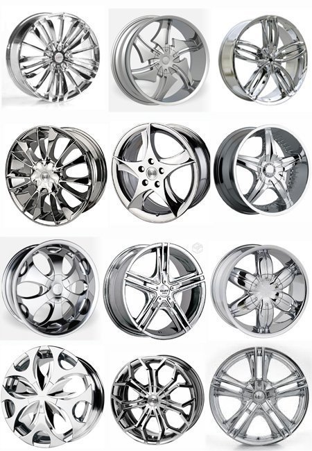 Rodas Cromadas Aro 17 Rodas Cromadas