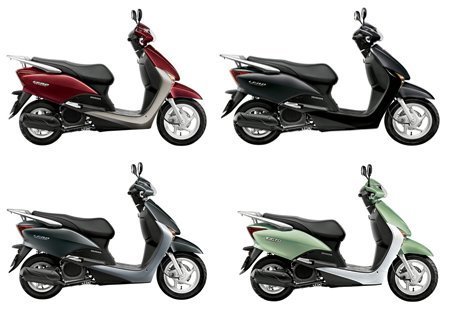 Honda on Cores Dispon  Veis Da Honda Lead 2012