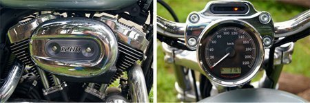 H-D Sportster 1200 Custom (detalhes) Sportster 1200 Custom (detalhes)