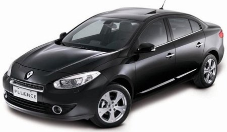Frente do Renault Fluence GT Frente do Fluence GT