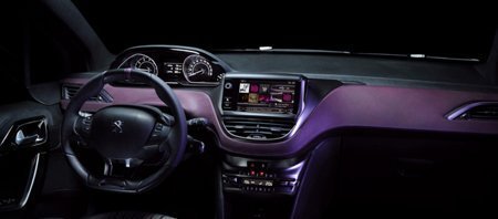 Interior do Peugeot 208 XY Interior do 208 XY