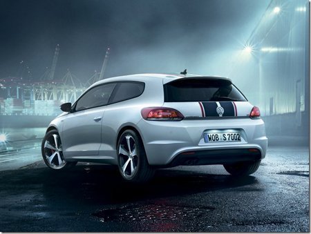 Traseira do Volkswagen Scirocco GTS Traseira do Scirocco