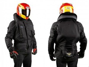 blusa com airbag para moto