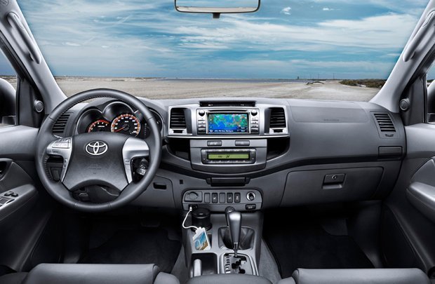 Parte interna Hilux 2012