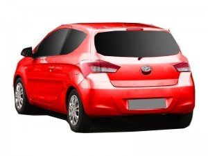 Traseira do Hyundai HB 2012