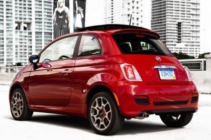 Cinquecento traseira visão anterior