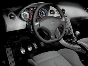 Parte interna do Peugeot RCZ