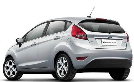 Visão traseira do New Fiesta Hatch