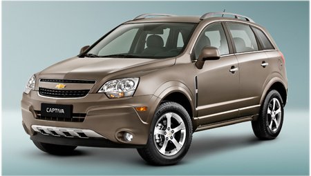 Frente da Captiva Sport V6 2012