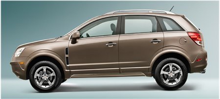 Lateral da Captiva Sport V6 2012