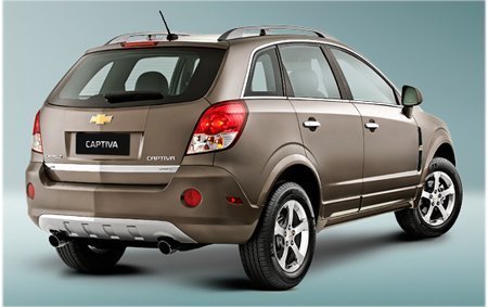 Traseira da Captiva Sport V6 2012