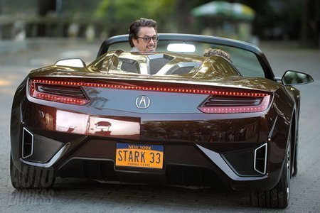 Acura NSX (traseira) do filme Os Vingadores