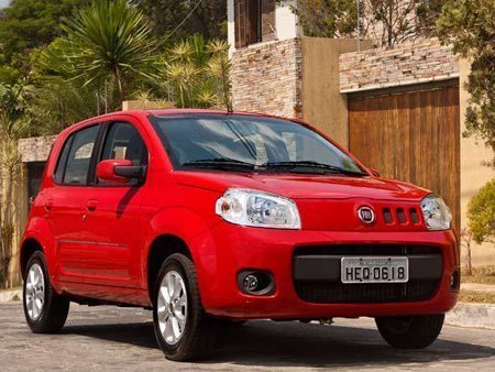 Frente do novo Fiat Uno 2013