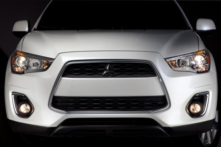 Frente do Mitsubishi ASX
