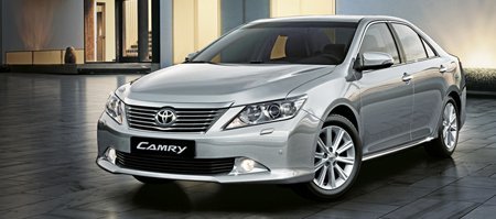 Frente do novo toyota Camry