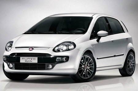 Frente do Fiat Punto 2013