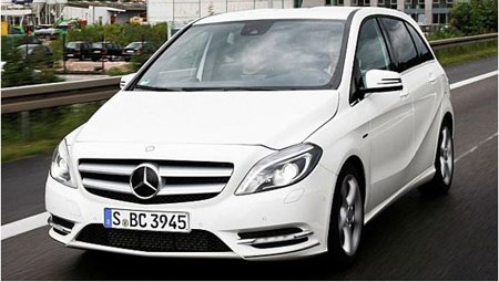 Frente da Nova Mercedes Classe B