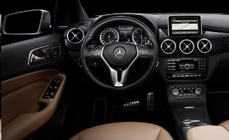 Interior da Mercedes Classe B