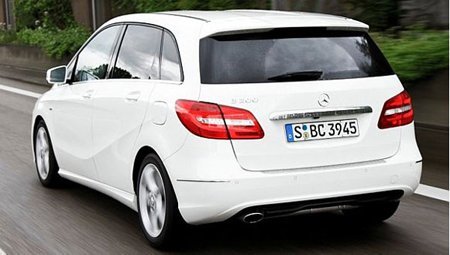 Traseira da Mercedes Classe B