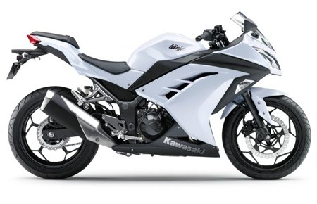 Lateral da Ninja 250 2013