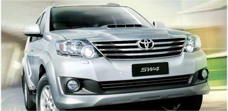 Frente da Hilux SW4
