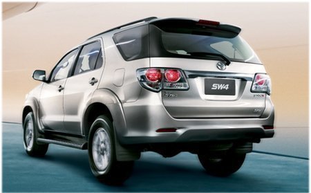 Traseira da HIlux SW4