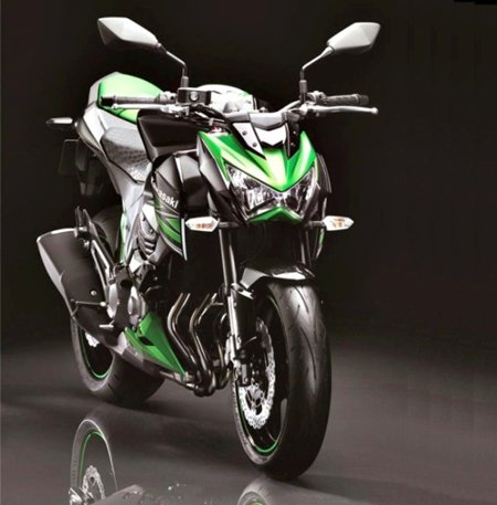 Frente da Kawasaki Z800