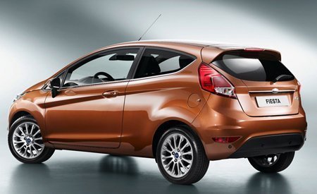 Traseira do New Fiesta reestilizado