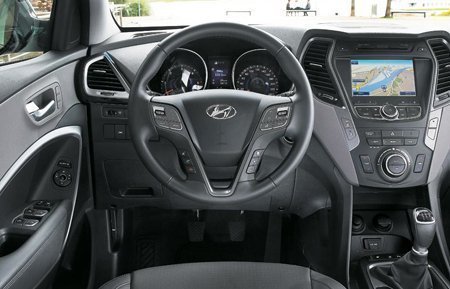 Interior do Santa Fe 2013