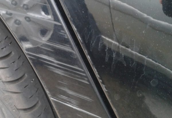 Arranhões no carro