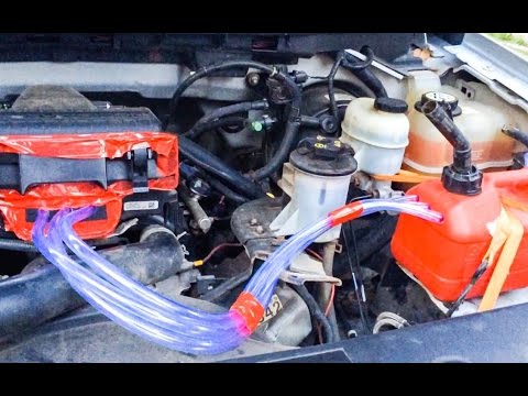 Motor com vapor de gasolina