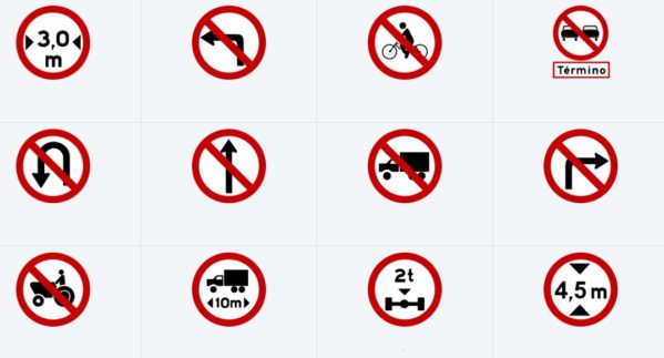 Placas de trânsito brasileiras