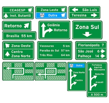 Placas de indicação