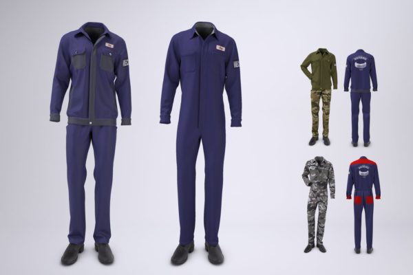 Uniformes para mecânicos