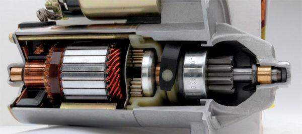Motor de partida de veículo