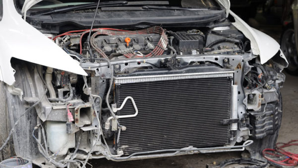 Radiador com problema em carro