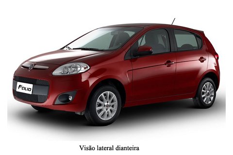 Lateral dianteira do Palio 2012