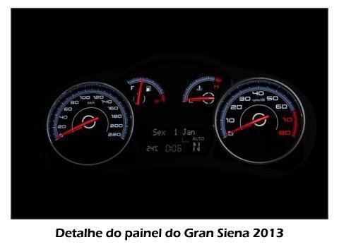 Grand Siena 2013 - Painel em detalhes